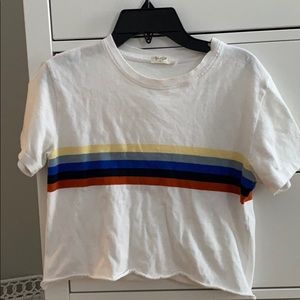 brandy melville striped t shirt